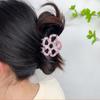 Headwear Acetate Hair Clip Hairpin Hair Grab Creative Hollow Flower  Hair Claws  Streetwear