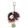 Anime Demon Slayer Keychain Kimetsu No Yaiba Blade of Ghost Acrylic Figures Keyring Bag Pendant Jewelry Accessories Gift