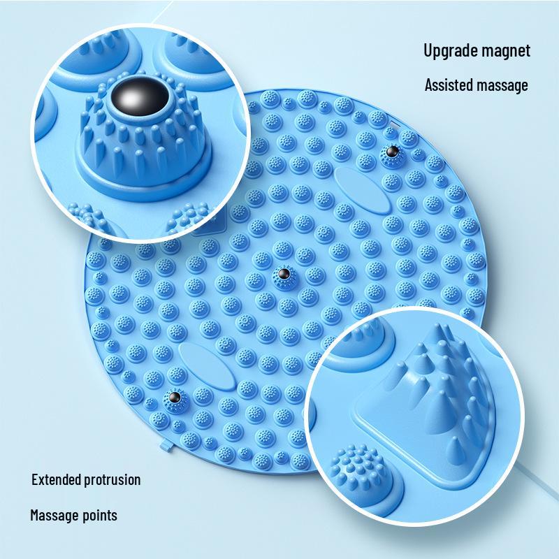 Plantar Massage Acupressure Foot Pad - Soft Silicone Meridian Board for Adults