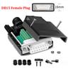 1PC DB9 DB15 9Pin 15Pin Male/Female Plug Solder-free Connector  COM RS232 Serial Port D-SUB Terminal Plug Adapter