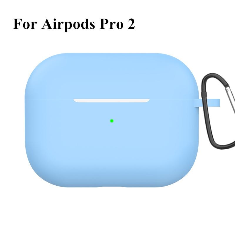 For Apple Airpods Pro2 Silicone Cover Case New Airpods Pro 2 Skin Bluetooth Earphone Cases Air Pods Pro2 Protective Accessories