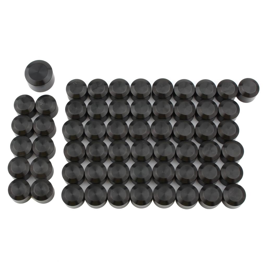 Motorcycle Bolt Covers Engine Bolt Toppers Caps Kit for Harley Touring Road King Street Glide Road Glide Electra Glide Softail Breakout Dyna Fat Bob