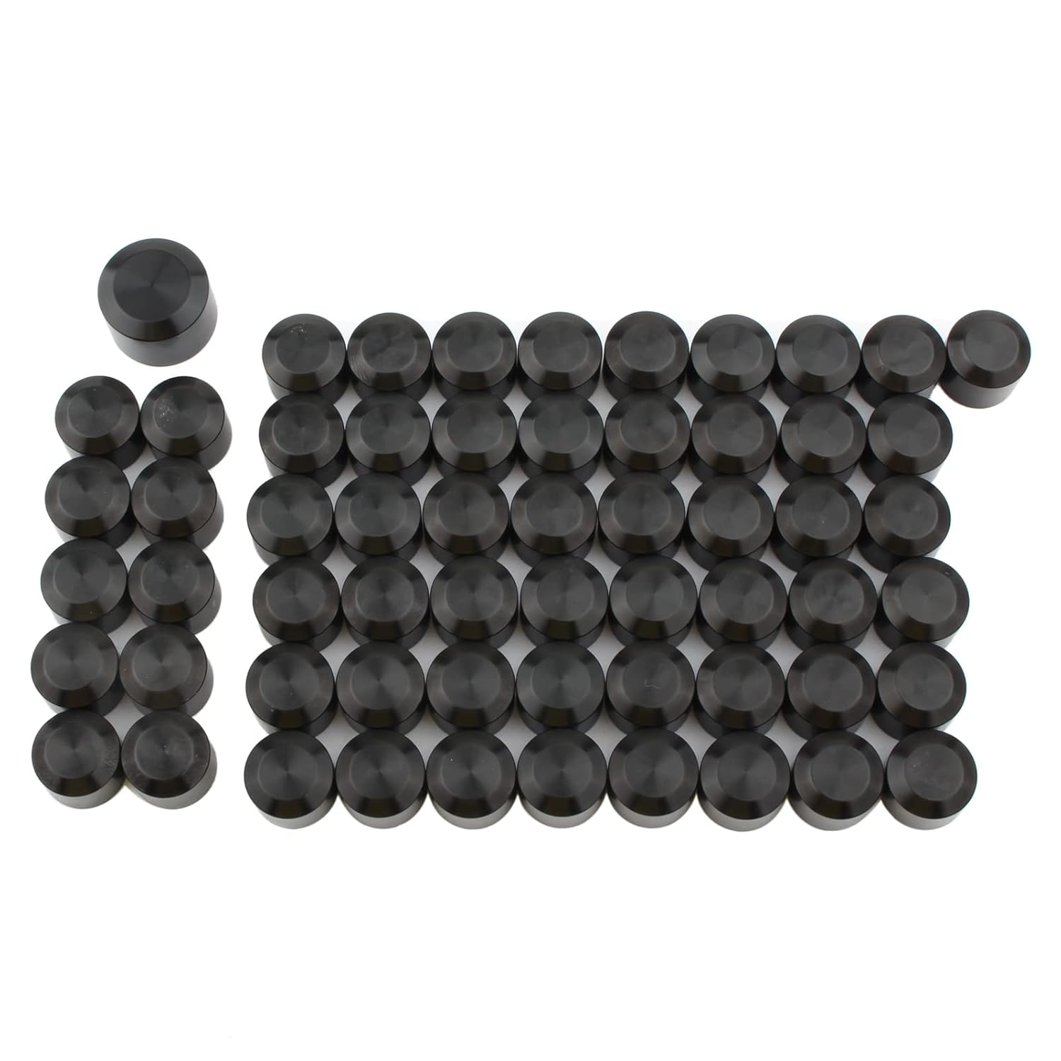 

Motorcycle Bolt Covers Engine Bolt Toppers Caps Kit for Harley Touring Road King Street Glide Road Glide Electra Glide Softail Breakout Dyna Fat Bob чёрный