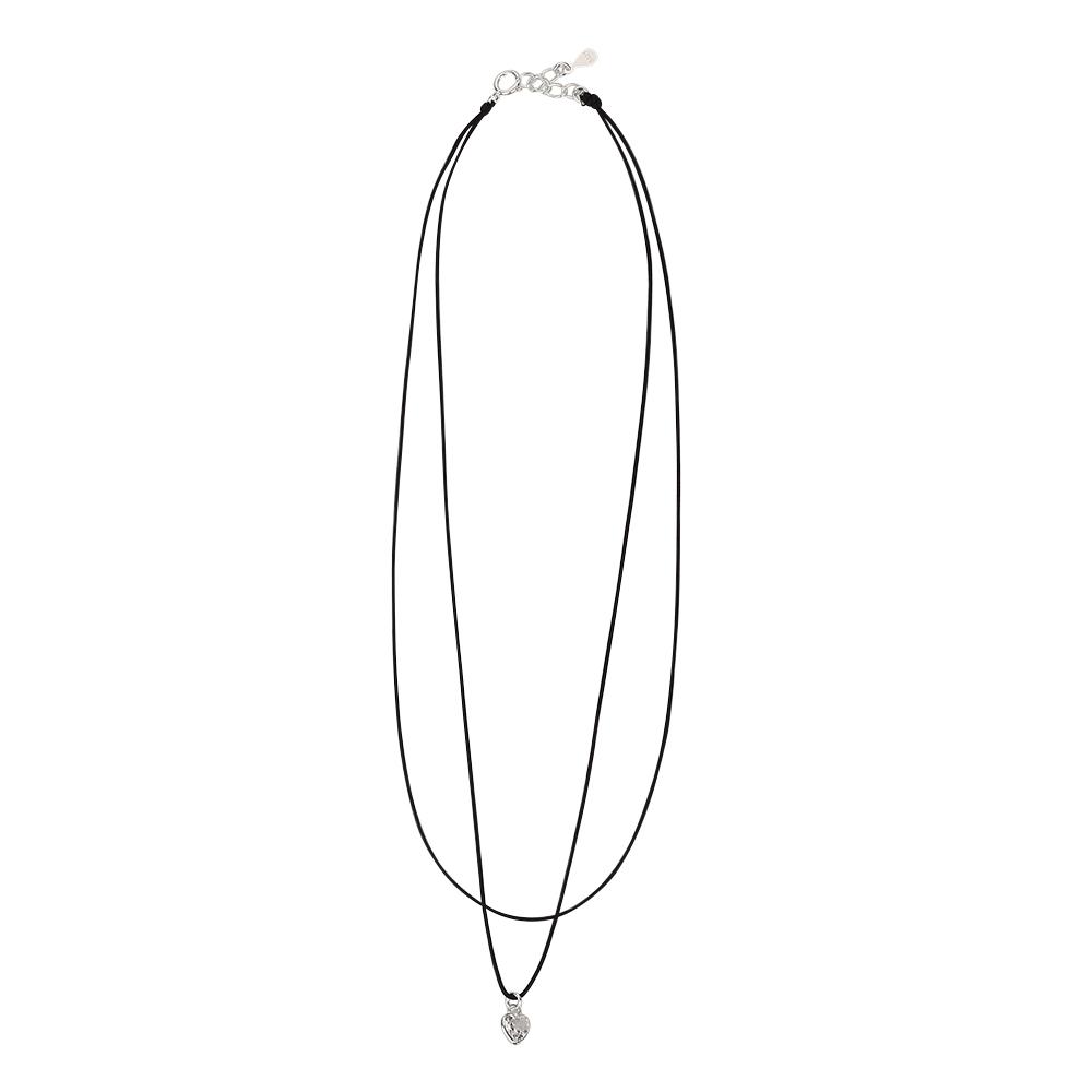 Charmy Silver 925 Heart Choker Necklace