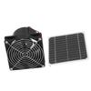Solar Powered Exhaust Fan Monocrystalline 50W 12V 6.5 Inch Solar Panel Fan Kit with Protective Net Support 24 Hours