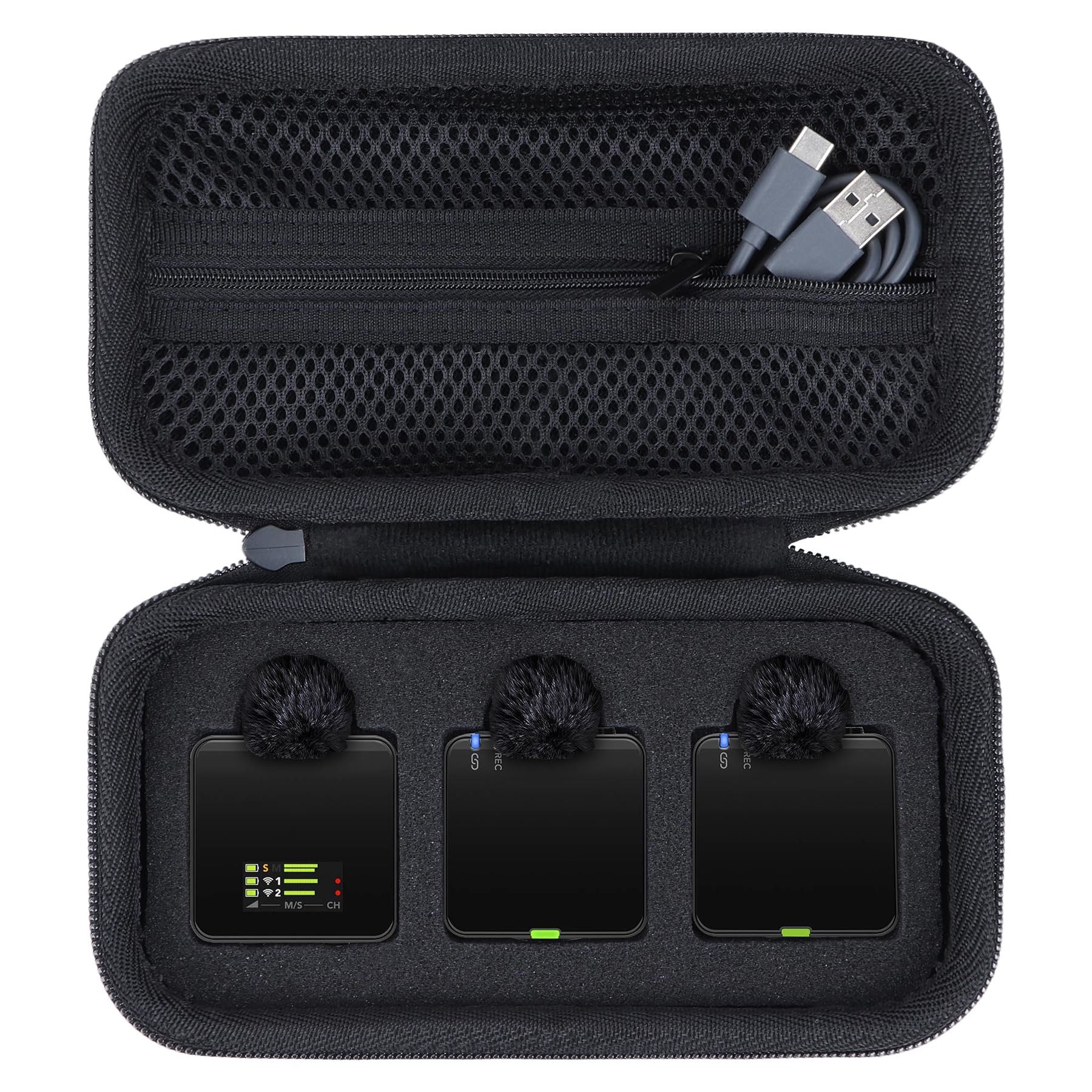 Кейс Peyyargo, совместимый с беспроводными микрофонами RODE Wireless GO III GO II Rode ME Compact