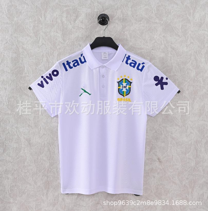 New Brazil Team High-quality Jacket Windproof and Waterproof Men's and Women's Thin Sports Football Training Clothes