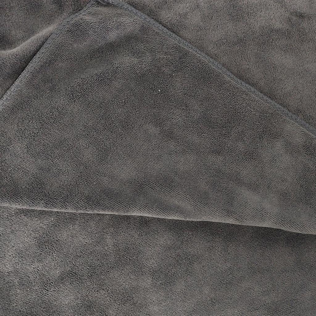 Ultra Fine Fiber Gray Cleaning Cloth Super Absorbent Ultra-Fine Fiber Towel Woven Dirt And Liquid Cleaning Towel Gray Towel Larg