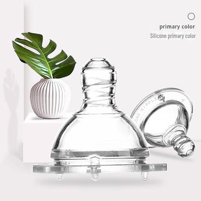 Biqin Silikon-Weithals-Babyschnuller, Kreuzloch, Größe S/M, Einzelbox