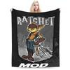 Relax Ratchets And Clanks Gift for Game Fans Blanket Merch Sofa Decorative Blanket Throw Super Warm Flannel for Travel