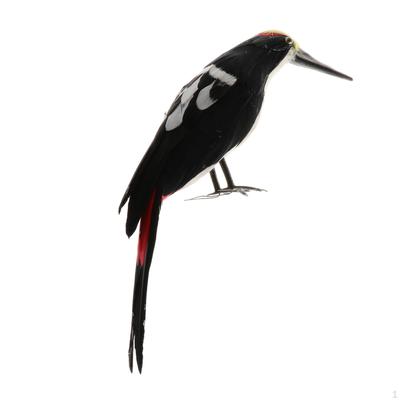 Simulation Model Animal Realistic Cute Art Decor Bird Figurine Feathered for Yard