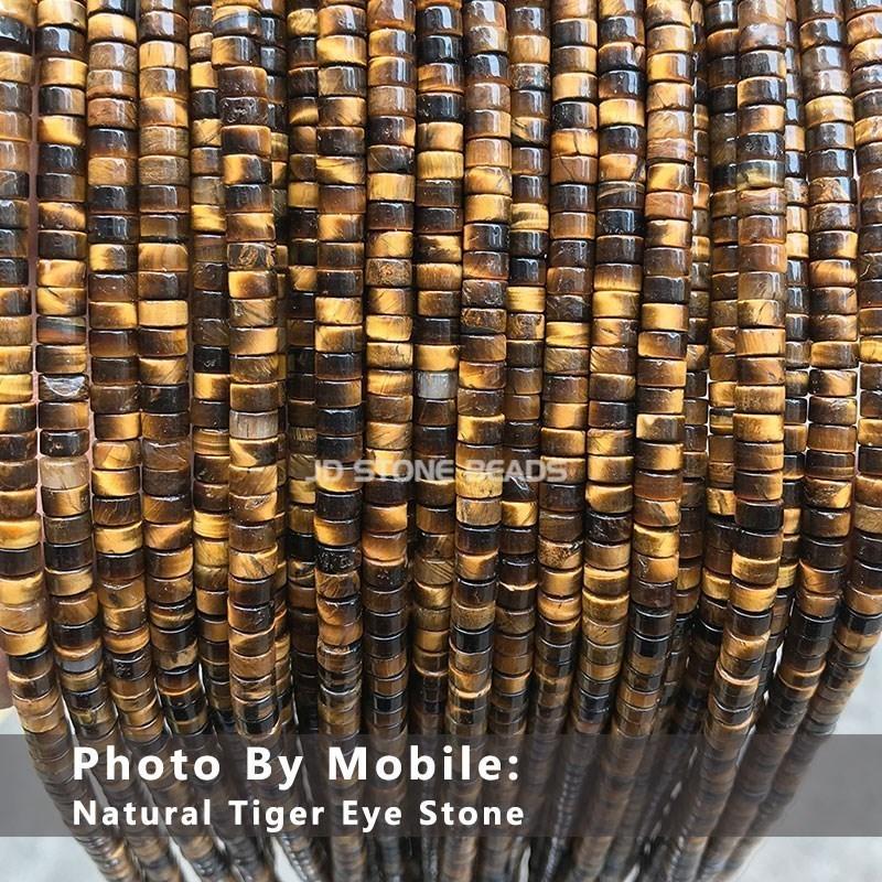 4x2mm Natural Pink Opal Turquoise Jasper Rondelle Beads Cylinder Flat Loose Spacer Bead For Jewelry Making Diy Bracelet Necklace