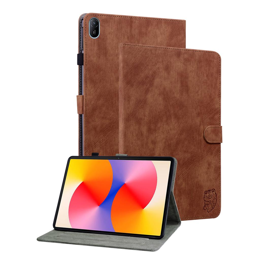 Soft TPU Back Case for Huawei MatePad SE 11 2024 11 Inch Model AGS6-W00 Adjustable Stand Cover with Luxury PU Leather Card Slots