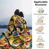 1pc Snow White and The Seven Dwarfs Printing Blanket - Soft, All-Season Throw for Office Blanket,  | Personalized Gift with Adorable Cartoon Design