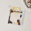 Aesthetic Kpop Photo Card Holder 3 Inch Creative Display Pouch with Lanyard for Collectors Cute Student Anime Badge Carrier
