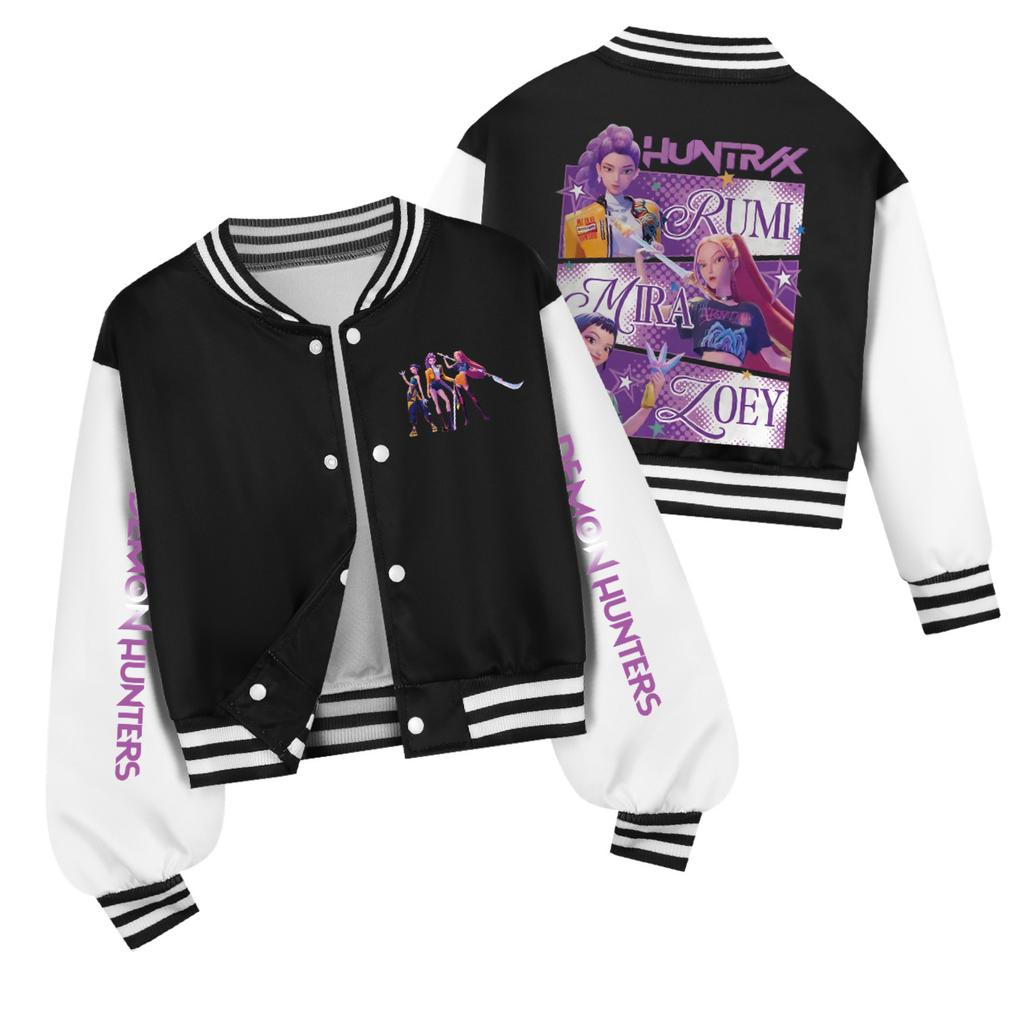 Conjunto de Uniforme de Béisbol Corto Infantil Kpop Witch Hunters Primavera y Otoño