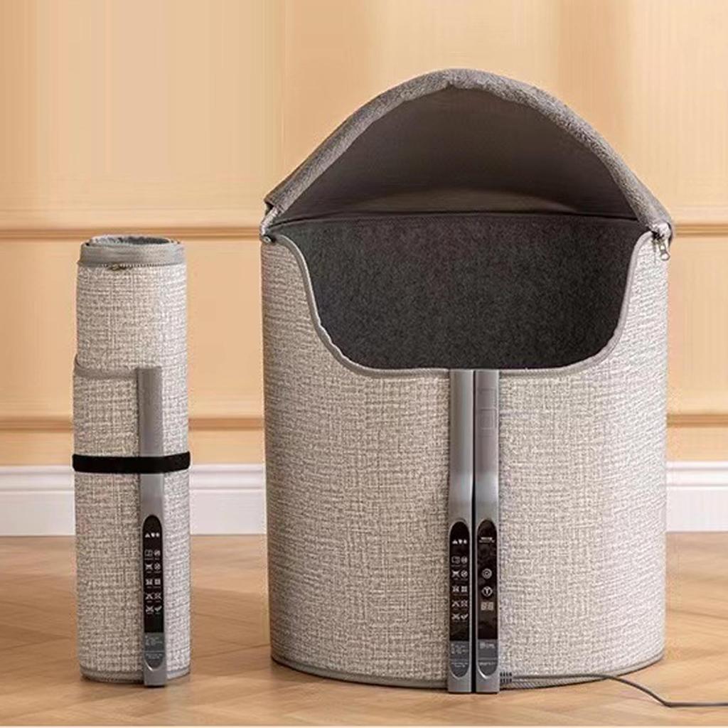 Under Desk Leg Foot Knee Heater with Blanket 5 Settings Water Proof Electric Portable Space Heater Foot Warmer with Timer for