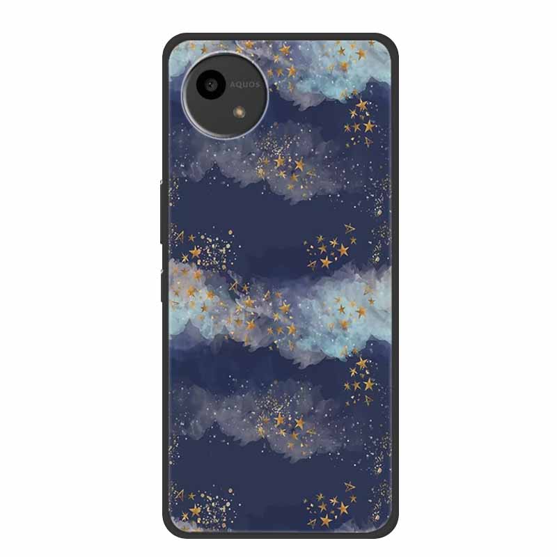 Case For SHARP AQUOS WISH4 Marble TPU Soft Silicone Back Cover SharpSmartphones SH-52E Phone Cases Protector Mica Painted Capa