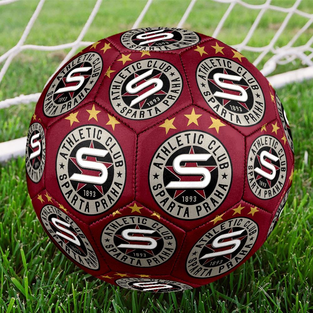 Sparta Prague Football Size 5 Soccer Balls, High-Quality, Anti-Slip, Protective Football, a Unique Gift Suitable for Birthdays, Christmas