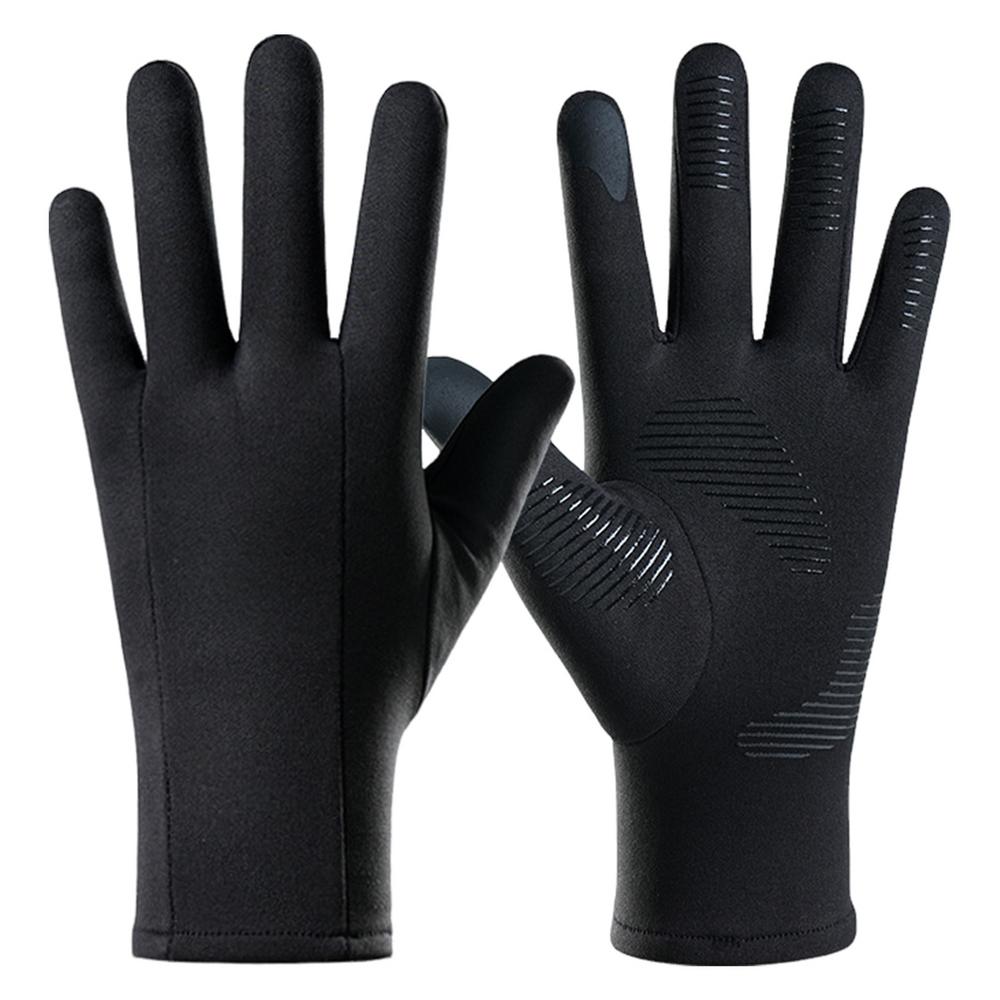 Winter Liner Gloves Men Warm Anti-slip Cycling Gloves Windproof Winter Gloves Touchscreen Ski Gloves For Driving Cycling Running
