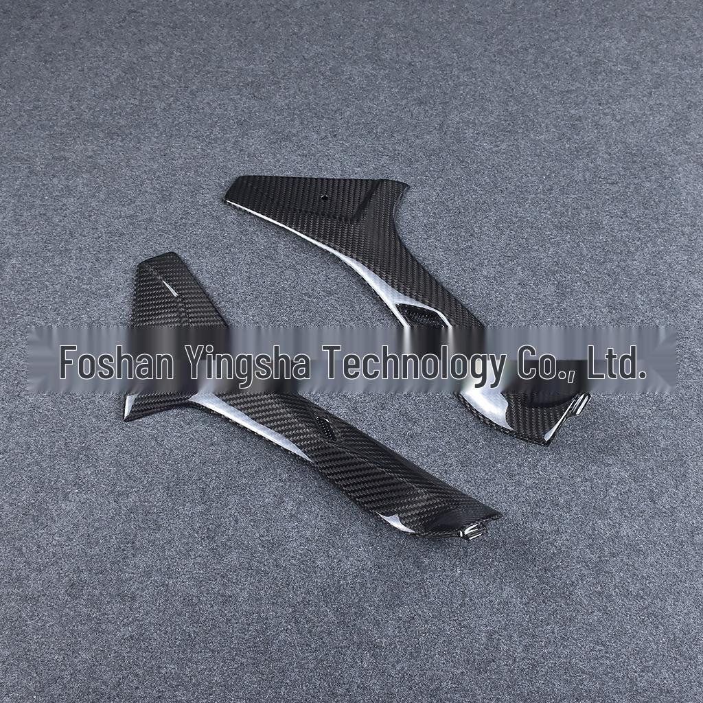 Carbon Fiber Frame Cover for Honda CBR650R (2019+): Modified 3K Dry Carbon Motorcycle Accessory