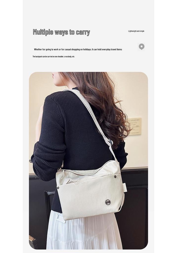 Women's Large Capacity Fashionable Crossbody Bag - Durable, Versatile, Practical Shoulder Bucket Bag