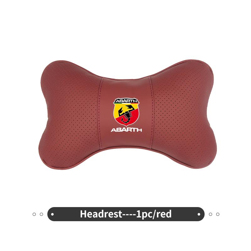 Car Seat Back Head Neck Pillow Cushion Headrest Lumbar Support For Abarth FIAT 500 Ducato Stilo Palio UNO Astra Bravo Tipo
