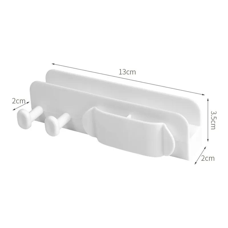 

Подставка для зарядки мобильного телефона, держатель штекера, крючок, бытовой органайзер для кабелей без сверления, хранение кабелей питания и передачи данных, самоклеящийся крючок Ya523 #1