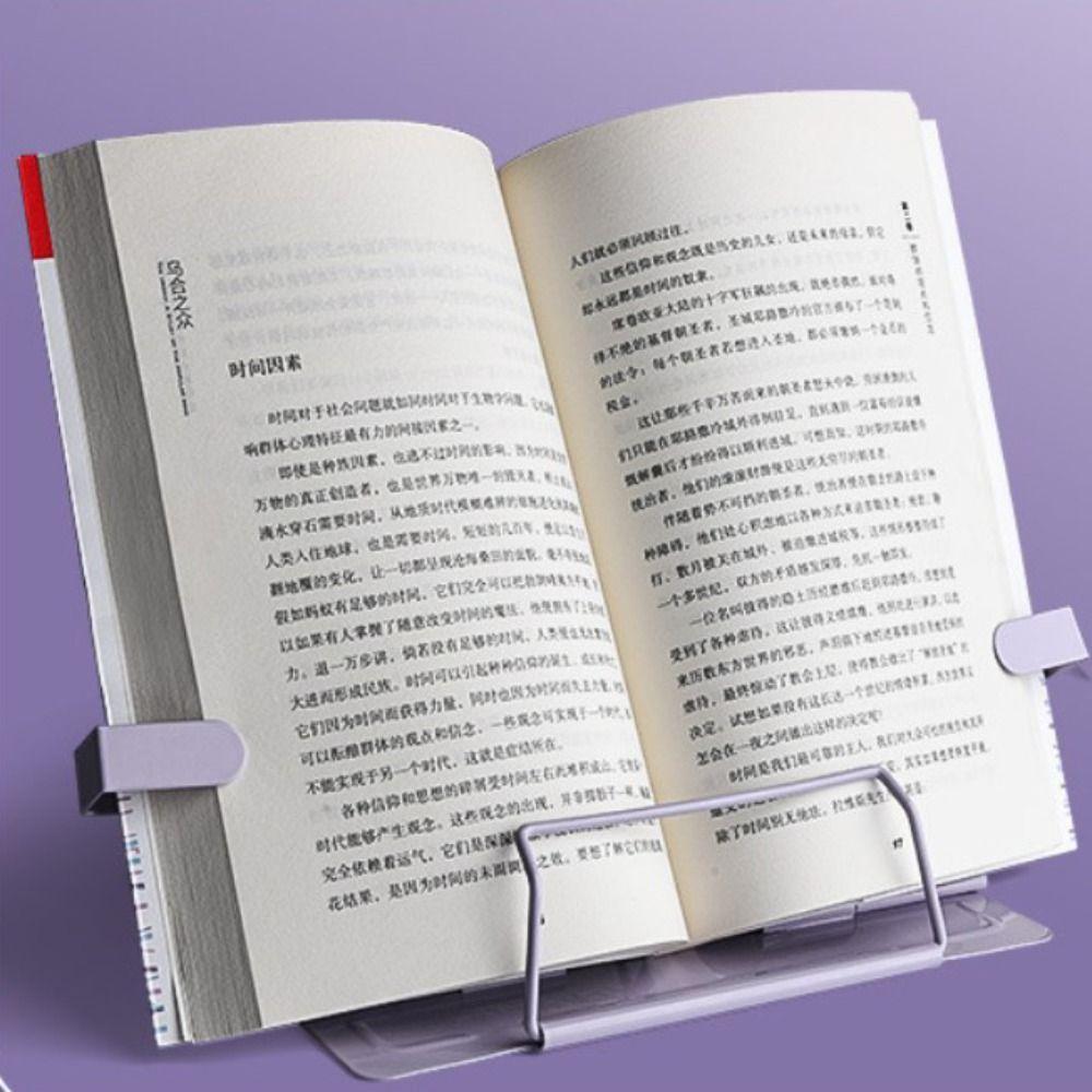 Reading Holder Desk Book Stand Adjustable Cookbook Bracket Sturdy Reading Bookshelf  Textbook