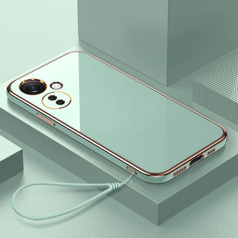 For OnePlus Nord CE 3 Lite Case OnePlus Nord N30 Cover Luxury Square Plating 1+CPH2467 CPH2465 Phone Case Soft Back Cover Fundas