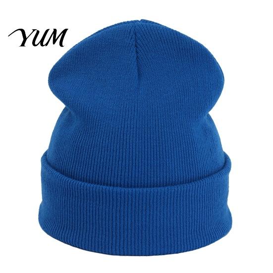 Outdoor Sports Winter Hat Unisex Solid Color Knit Beanies, Classic Slouchy Skull Cap for Winter, Knitted Casual Warm Headwear Men Women, Soft Thermal