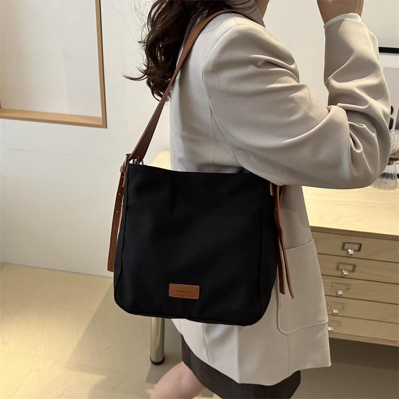 Versatile Chic Black And White Or Colorful Canvas Tote Backpack For Daily Use