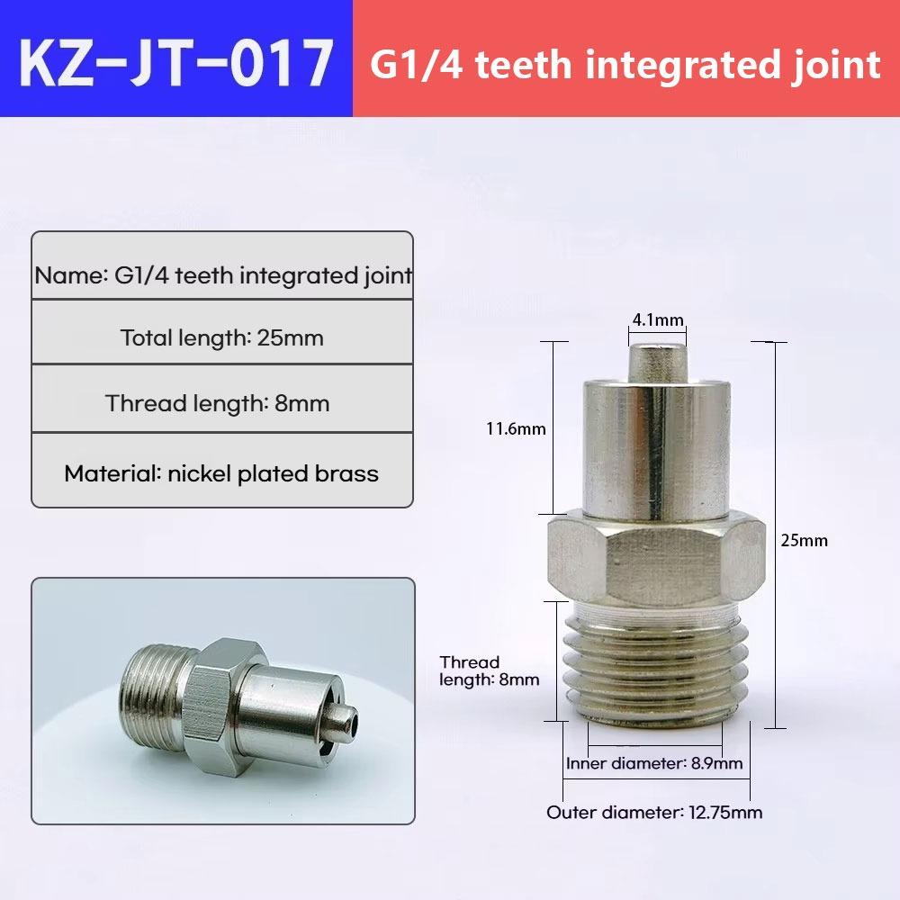 1Pcs G1/8 G1/4 M10*1 M12*1 Dispense Valve Adapter Luer Lock Brass Dispensing Valve Connector Double Screw Automatic