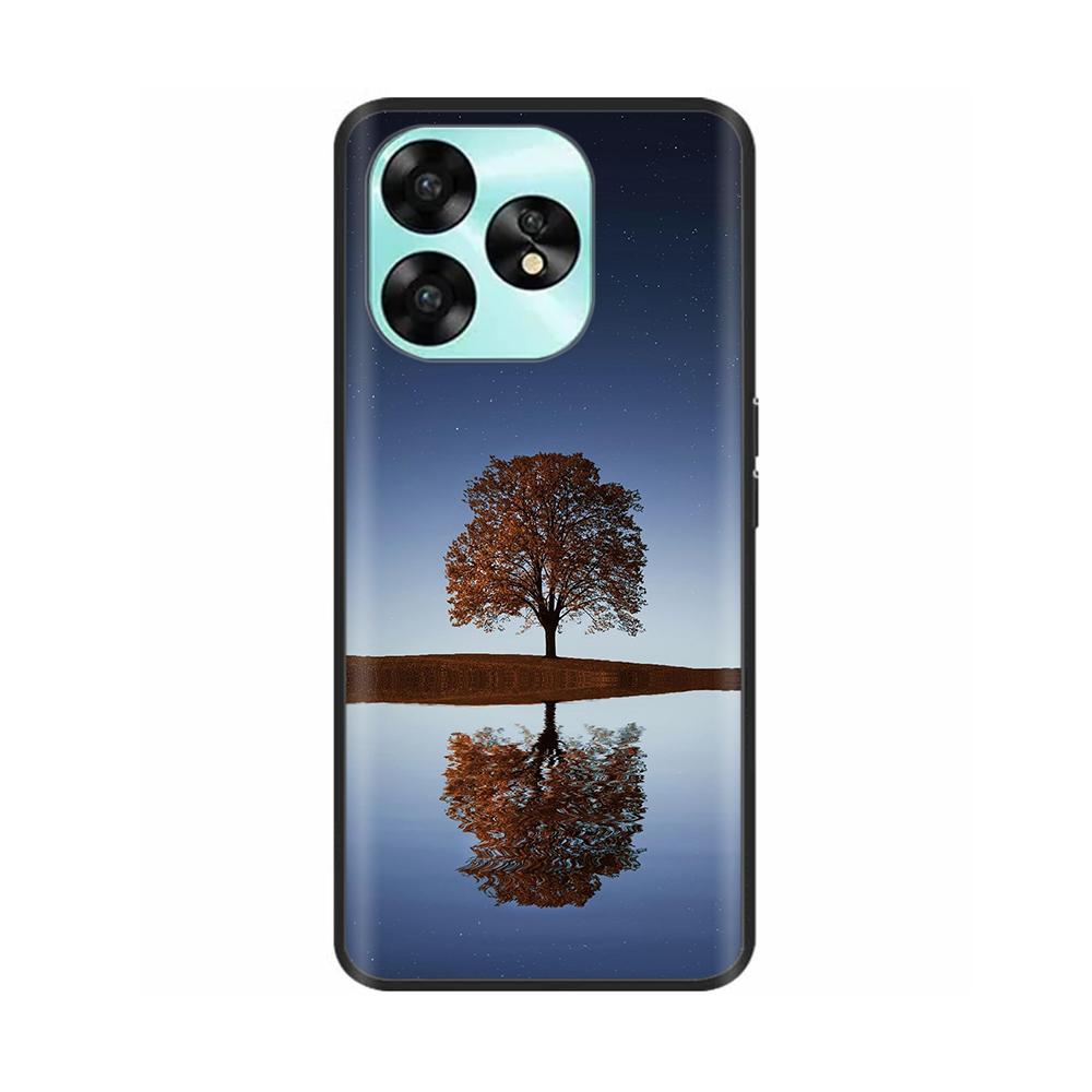 Für Umidigi A15 A15C Hülle Niedliche Blume Maus Stoßfest Silikon Weiche Rückseite für Umidigi A15C NFC A 15 Handy Schutz Hüllen