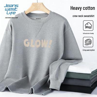 Jeanswest Herren Schweres Rundhals-Sweatshirt