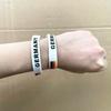 Germany Flag Print Sport Bracelet Country Logo Silicone Band Wristband Womwen Men Rubber Wrist Strap Bangle Accessories