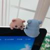 Monitor Decoration Cute Cartoon Animal Car Ornament Auto Interior Dashboard Computer Monitor Screen Accessories For Gifts