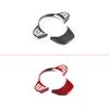 Real Carbon Fiber For Toyota GR Supra MK5 A90 2019-22 Car Steering Wheel Decorative Frame Cover Sticker Car Accessories