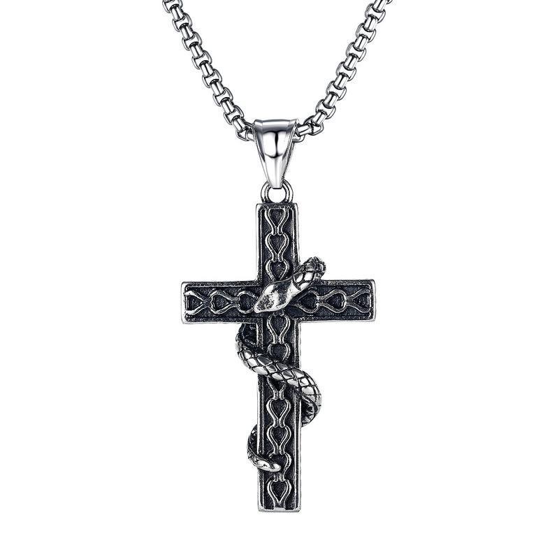 Dragon Bone Chain: Stainless Steel Viking Axe & Celtic Wolf Pendant Necklace 2024