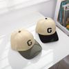 Summer Kids Baseball Cap Letter G Embroidery Peaked Caps for Boys Girls Solid Color Children Adjustable Sun Hat