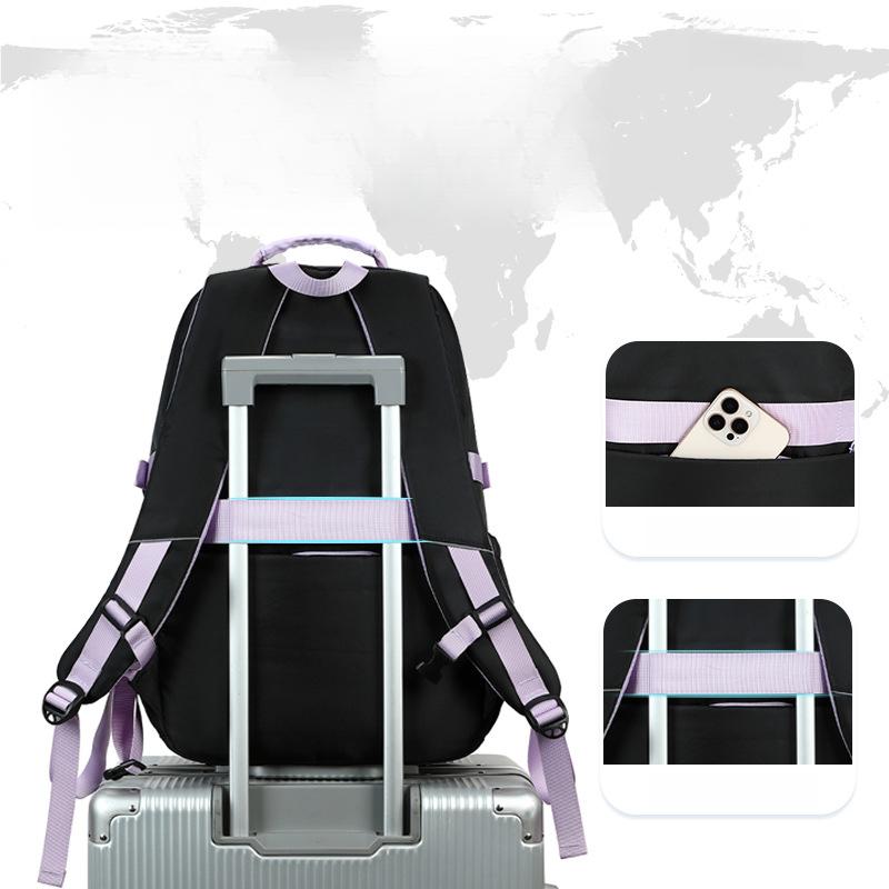 Middle School Student Backpack For Girls High School Extra-Large Capacity Suitable For College Students And Elementary School