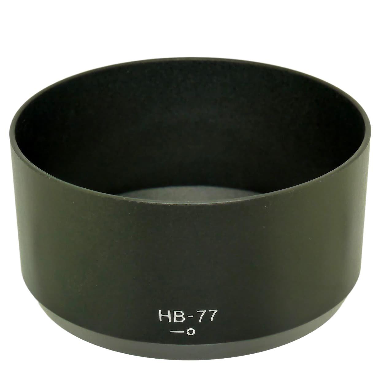 

Compatible Hood with the DX NIKKOR VR Lens in the Double Zoom Kit for Nikon and F-Foto HB-77 (Compatible AF-P 70-300mm f/4.5-6.3G AF-P D3400, D3500, чорний