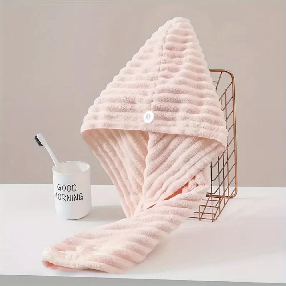 Ultra fine fiber towel wrapped and thickened Ladies' dry hair cap Thick and highly absorbent headscarf for wiping hair
