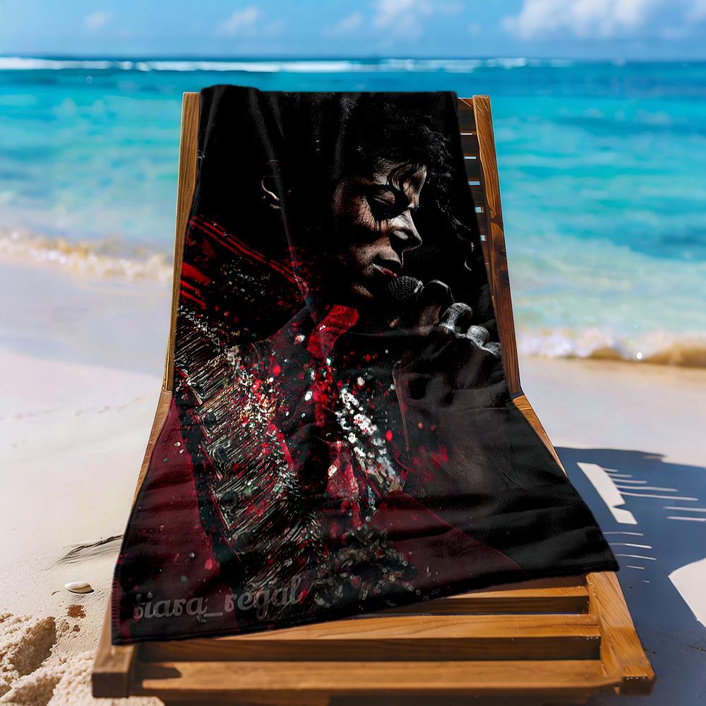 Michael Jackson6 Strandtuch Superweich & Saugfähig Bequem Leicht Geeignet für Sport, Reisen, Schwimmen, Yoga, Badezimmer, Strand Und Pool