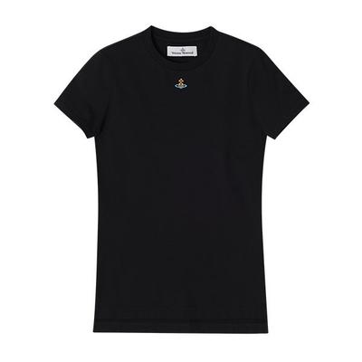 Vivienne WeSTwood Damen S T-Shirt Orb Logo Peru J001m N401