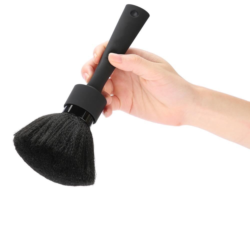 Soft Neck Duster Ergonomic Design Hairdressing Brush Neck Cleanup Hair Styling Brush Salon Use