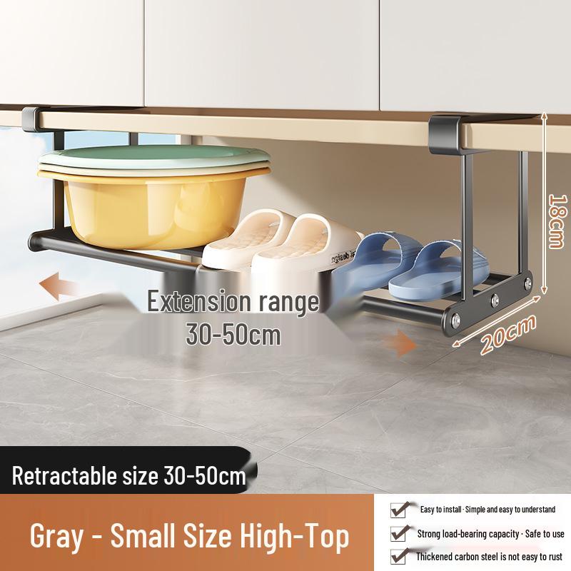 Multi-Layer Bathroom Sink & Storage Rack for Under Cabinet and Toilet Organization