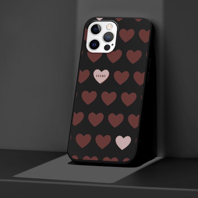 

Модный чехол Love Heath для Apple iPhone 14 11 13 12 Pro Max Xr 7 8 +Se 2020 Xs 6 6s Plus 5 5s милый черный силиконовый чехол для телефона iPhone 13