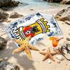 Personalisierbares Strandtuch mit Aufdruck der Go Ahead Eagles und individuellem Namen, für Reise, Camping, Strandparty, Heimdekoration, Geburtstagsgeschenk für Familie & Freunde
