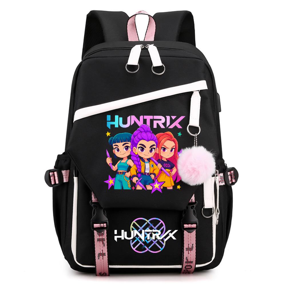 Anime K-pop Demon Hunters Printed Large Capacity Backpack for Teenger Student Girl Boy Back To School Bookbag Kid Gift Women Waterproof Travel Bag